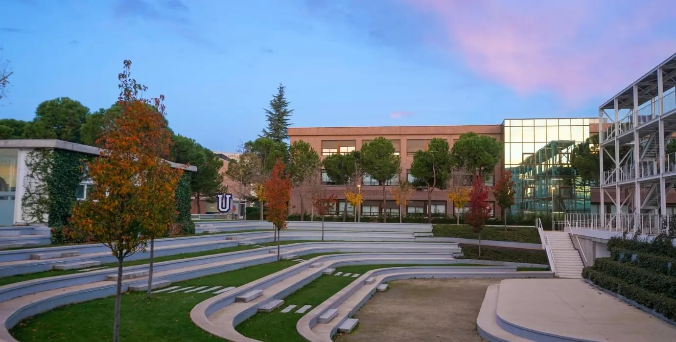 Campus de la Universidad Francisco Vitoria donde estudiantes de la Anáhuac Querétaro hacen su intercambio para la doble titulación en Arquitectura