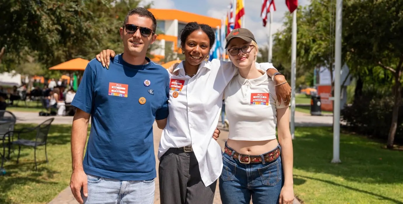 Alumnos de programas internacionales viviendo una experiencia de intercambio en  la Anáhuac Querétaro.