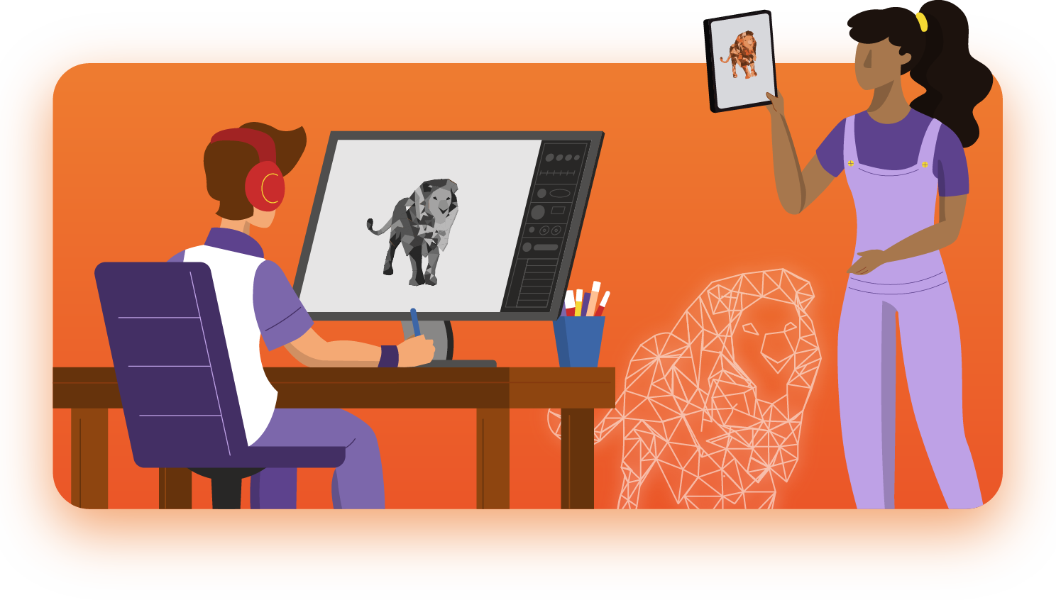 Ilustraciones para web de carreras_Diseño multimedia -