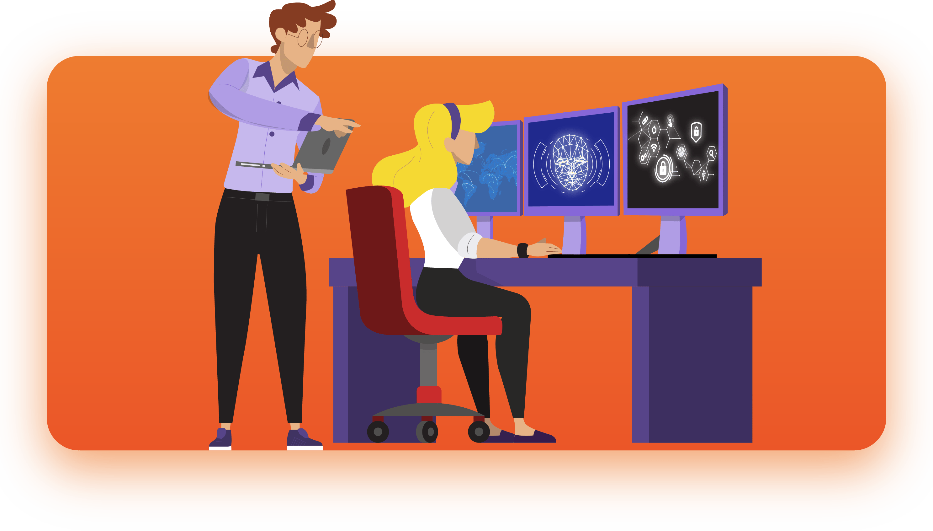Ilustraciones para web de carreras_ING TECNOLOGIA