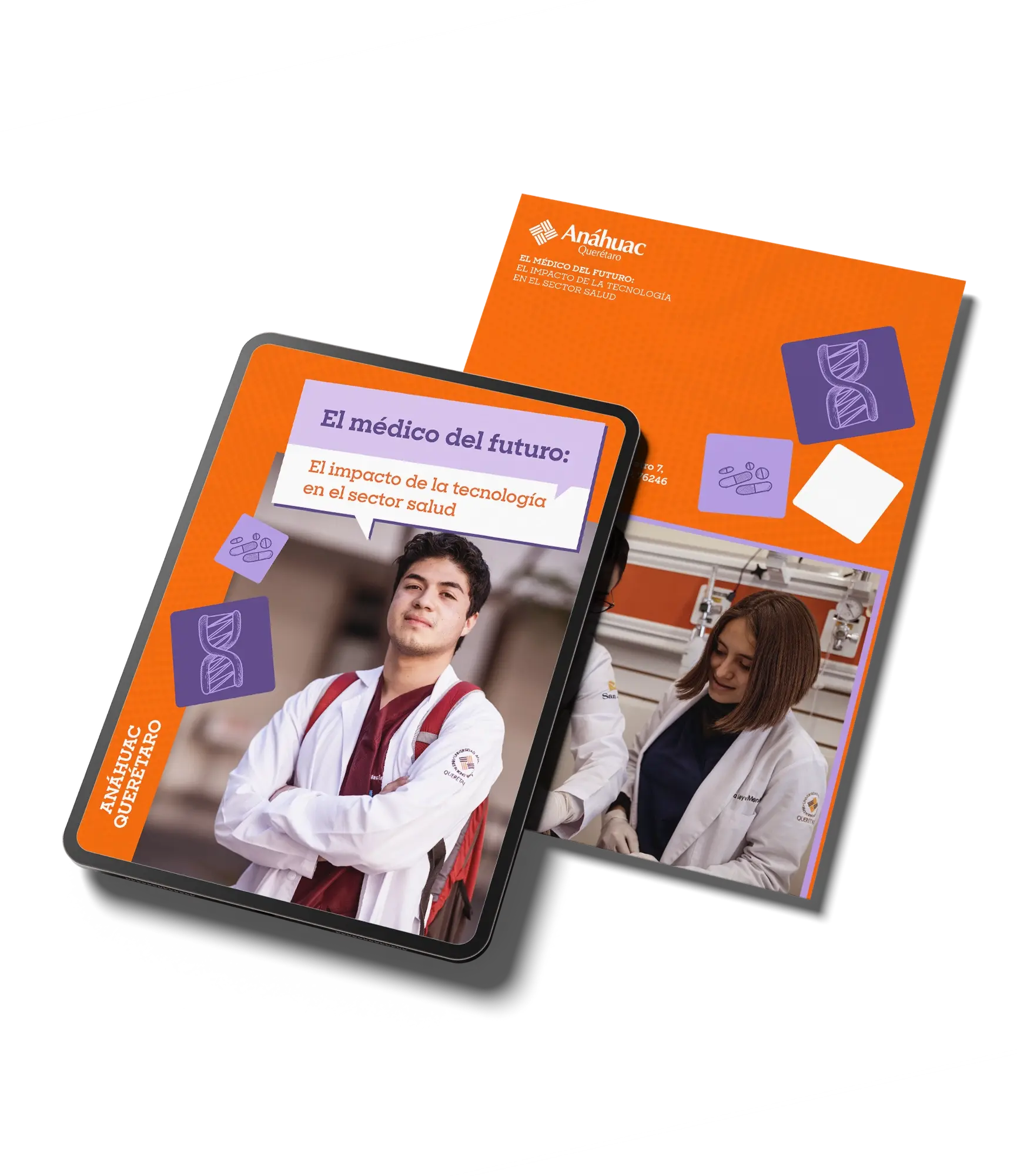 Mockup ebook Médico del futuro