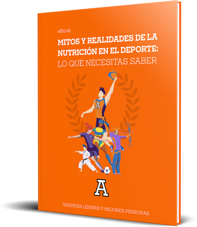 Mockup de eBook sobre mitos de la nutrición